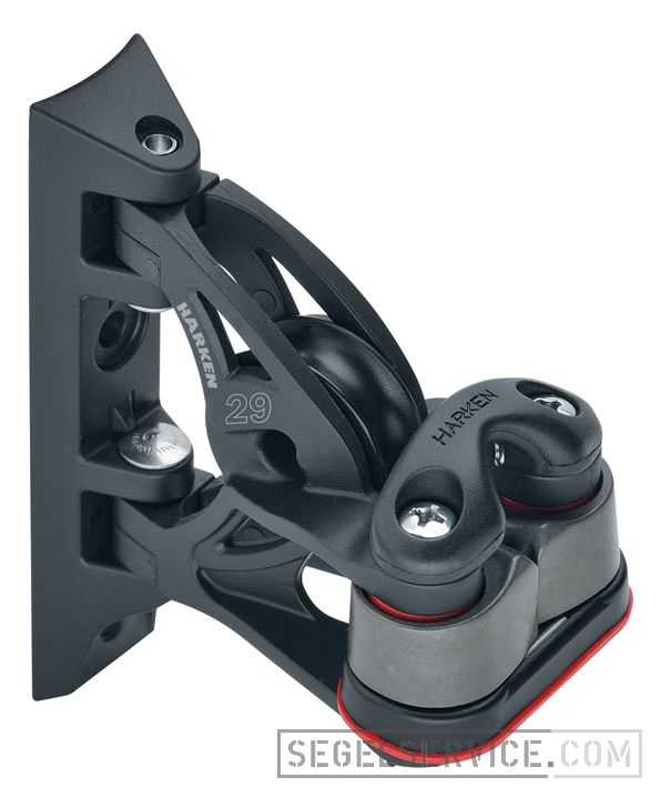 Harken 29mm Carbo-Schwenkblock mit Cam-Matic-Klemme