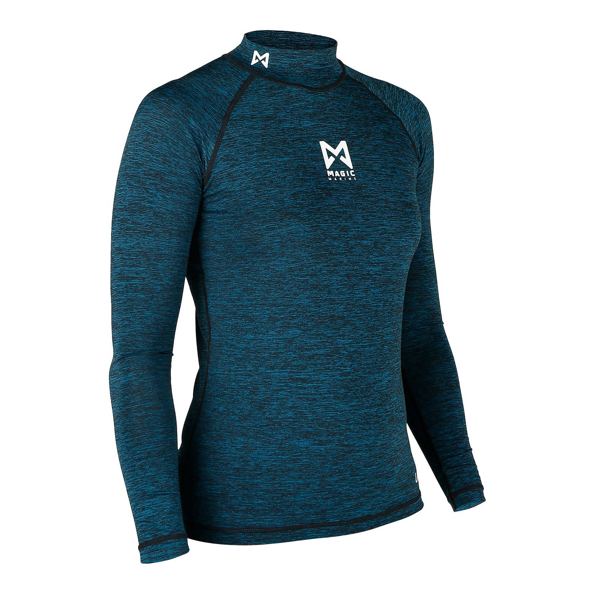 Magic Marine Rash-Shirt CUBE (Langarm) Damen, blau-melee