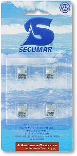 Secumar DOCK PILL BOX (Auslösetabletten) für Automatik 4001S