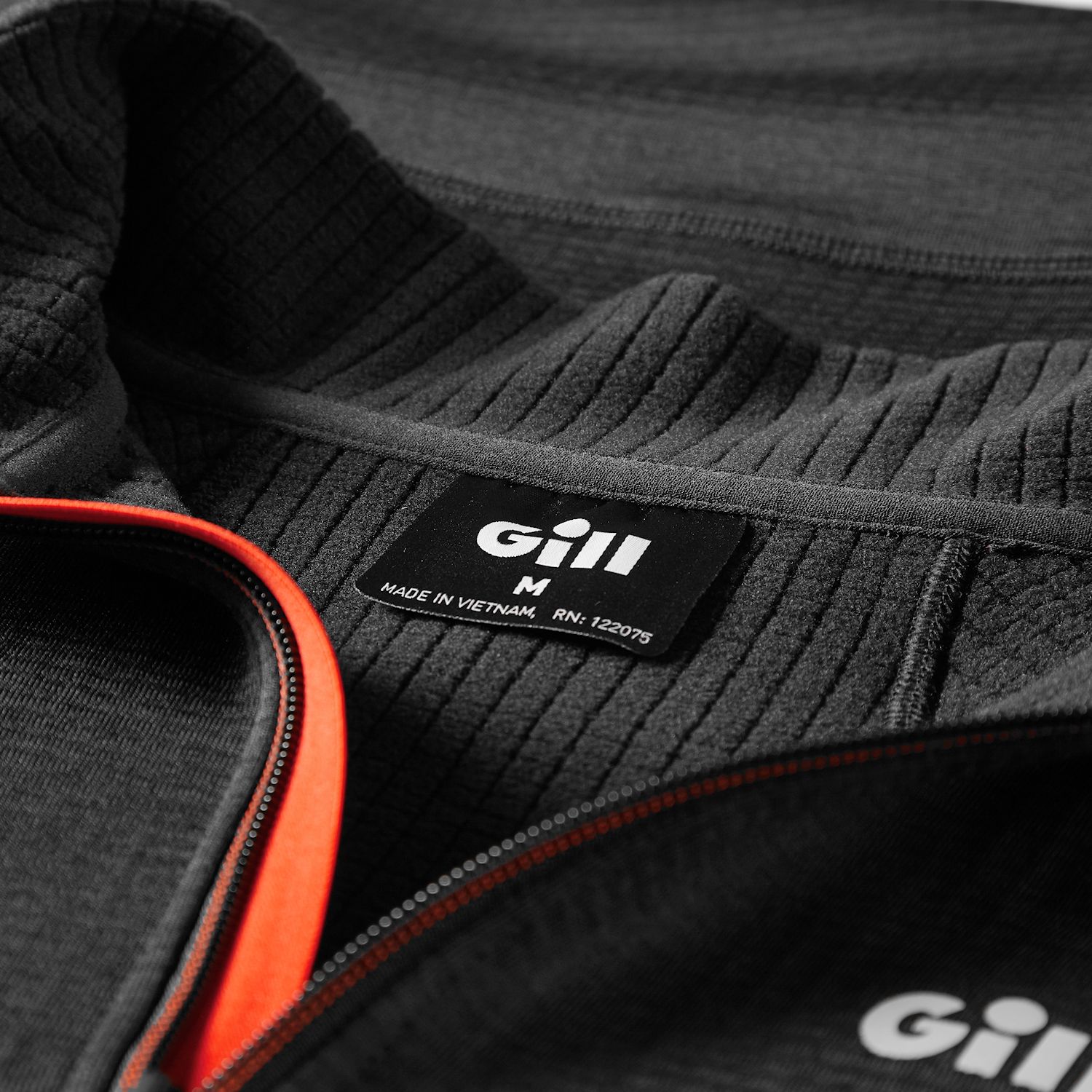 Gill Thermal-Pullover OS ZIP NECK, graphite
