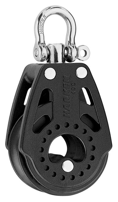Harken 40mm Carbo Block 1-scheibig mit Wirbel