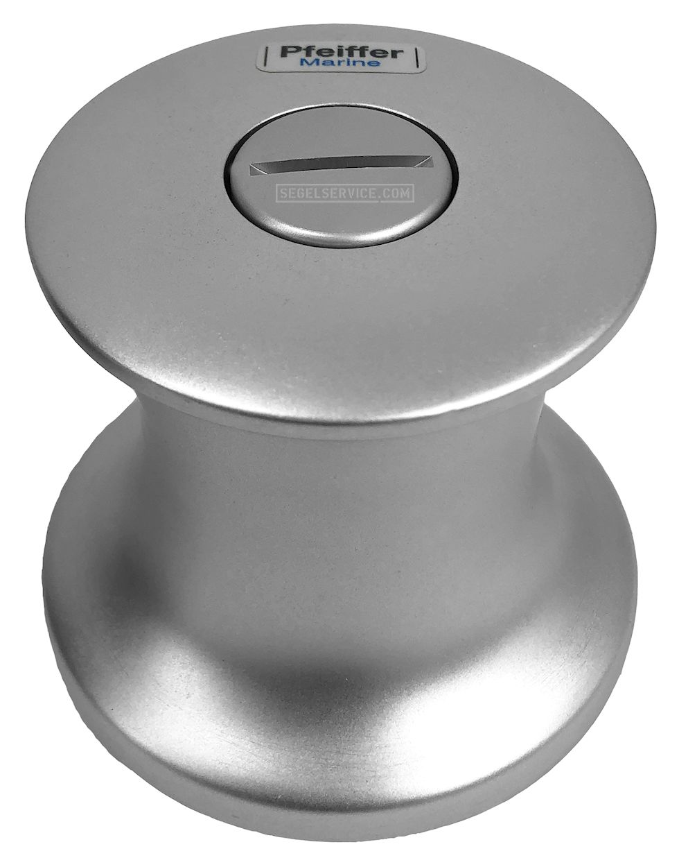 Pfeiffer Durchholwinsch (Knarrpoller), 71mm, Alu silber