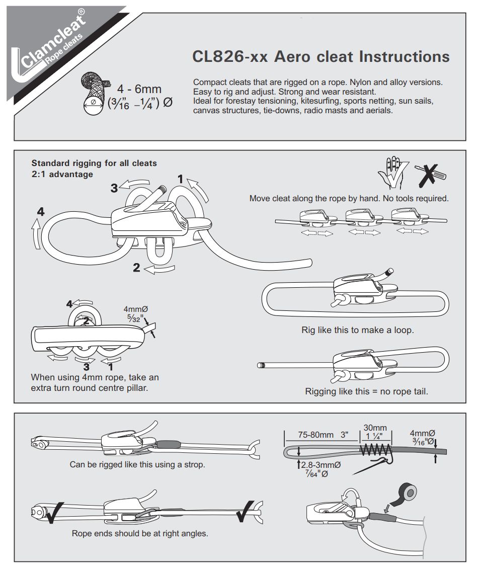 CLAMCLEAT Aerocleat (CL82611AN)