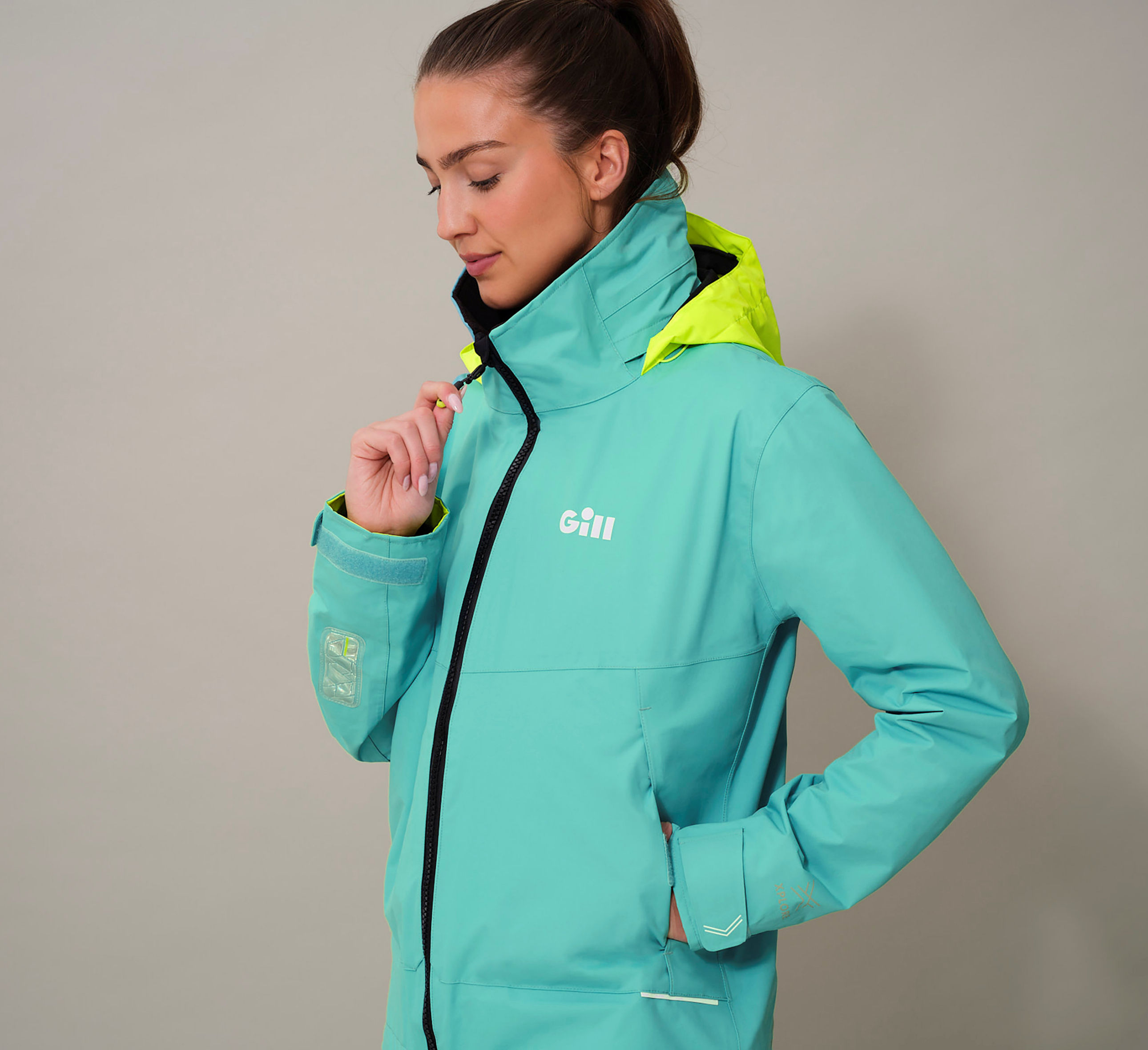 Gill Segeljacke OS3 COASTAL (Damen), türkis [OS33JW]