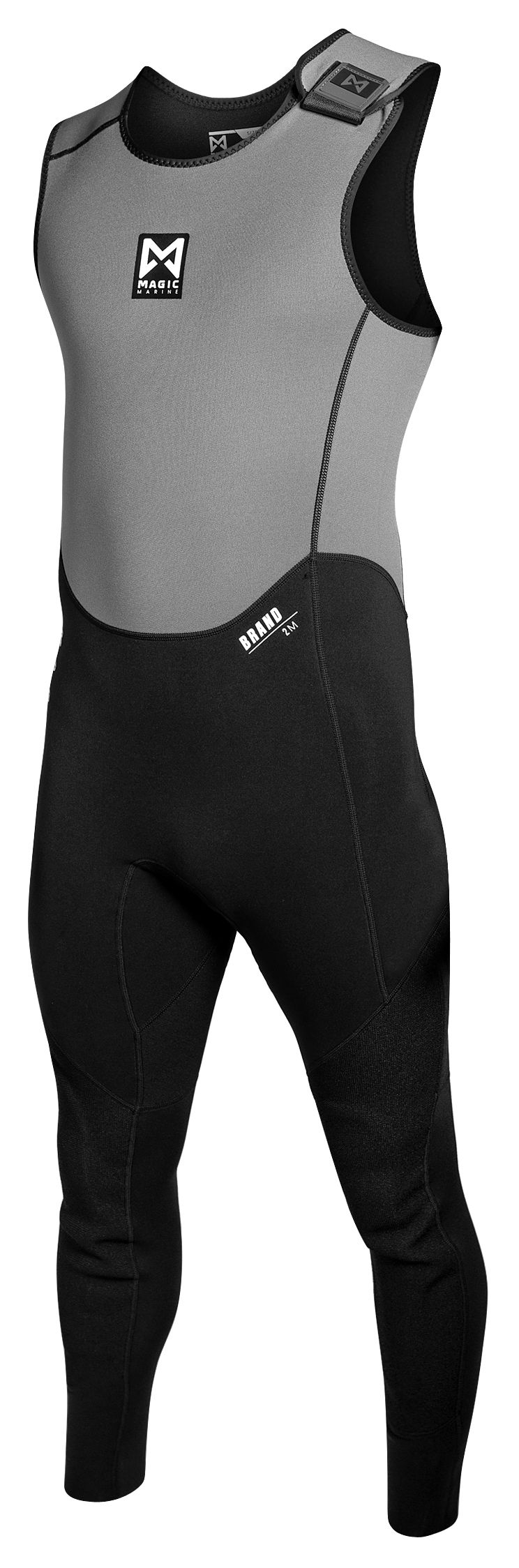 Magic Marine Long John BRAND 2.0, grau/schwarz