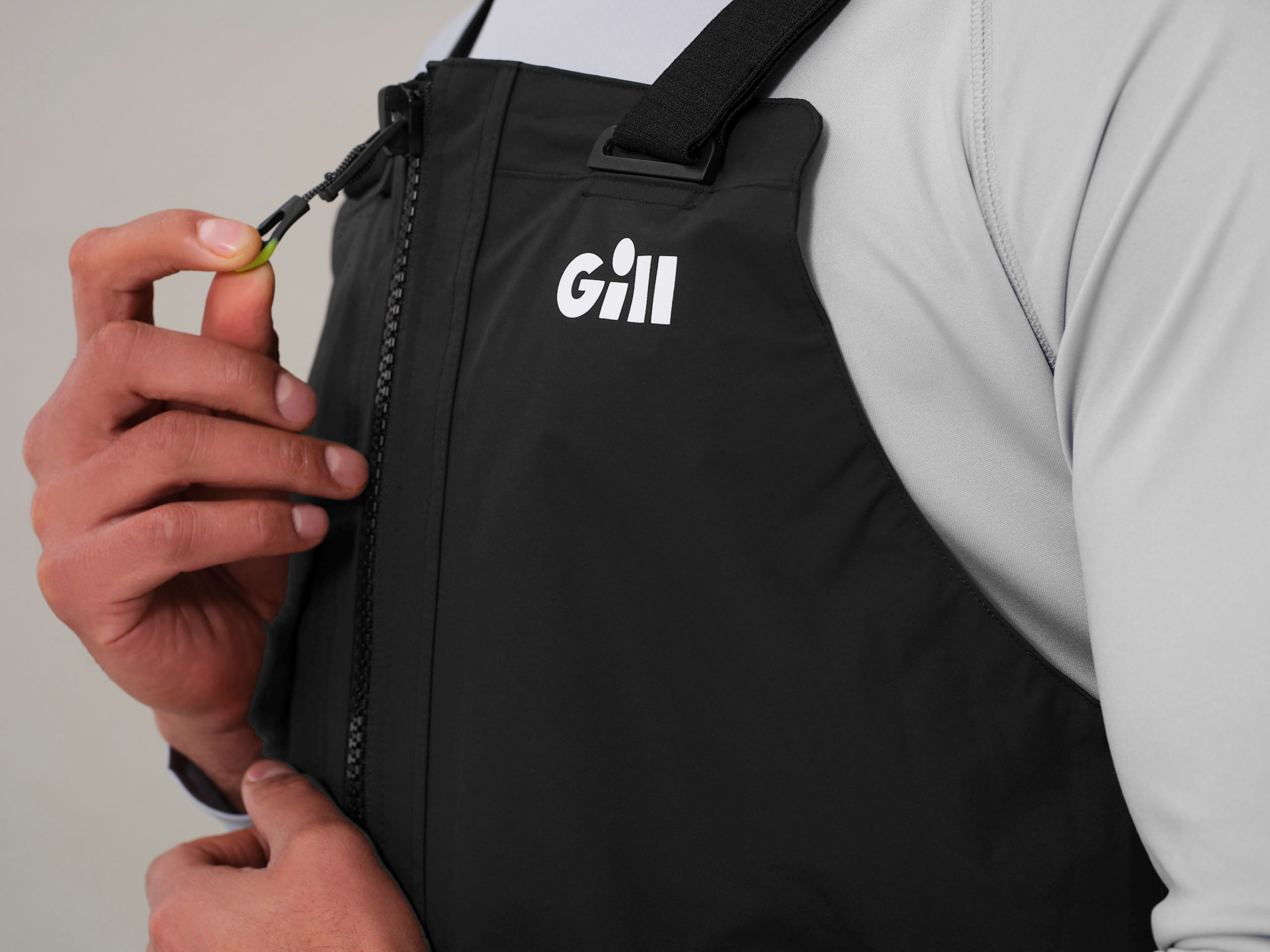 Gill Segelhose OS3 COASTAL (Herren), schwarz