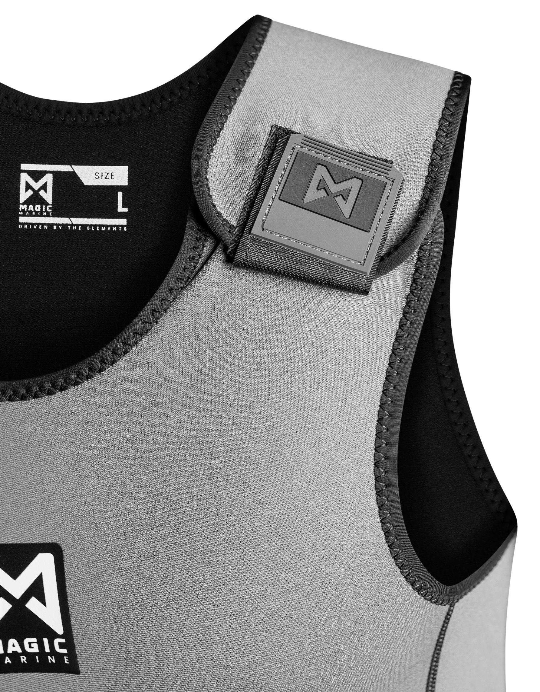 Magic Marine Long John BRAND 2.0, grau/schwarz