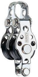 Harken 16mm Block 2-scheibig mit Hundsfott