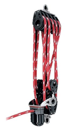 Harken 57mm Carbo Block 5-scheibig mit Wirbel