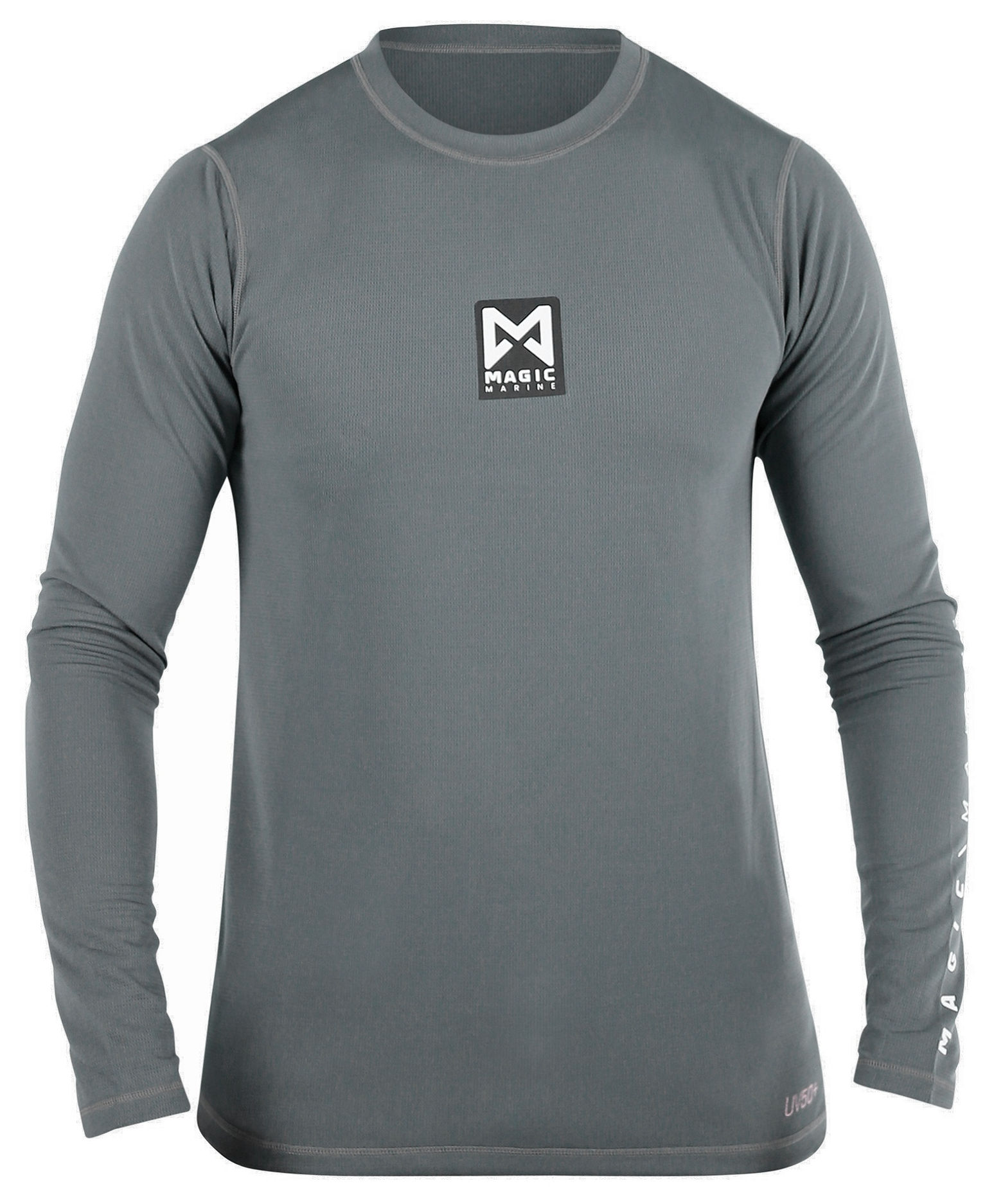 Magic Marine Rash-Shirt CUBE QUICK DRY (Langarm), grau