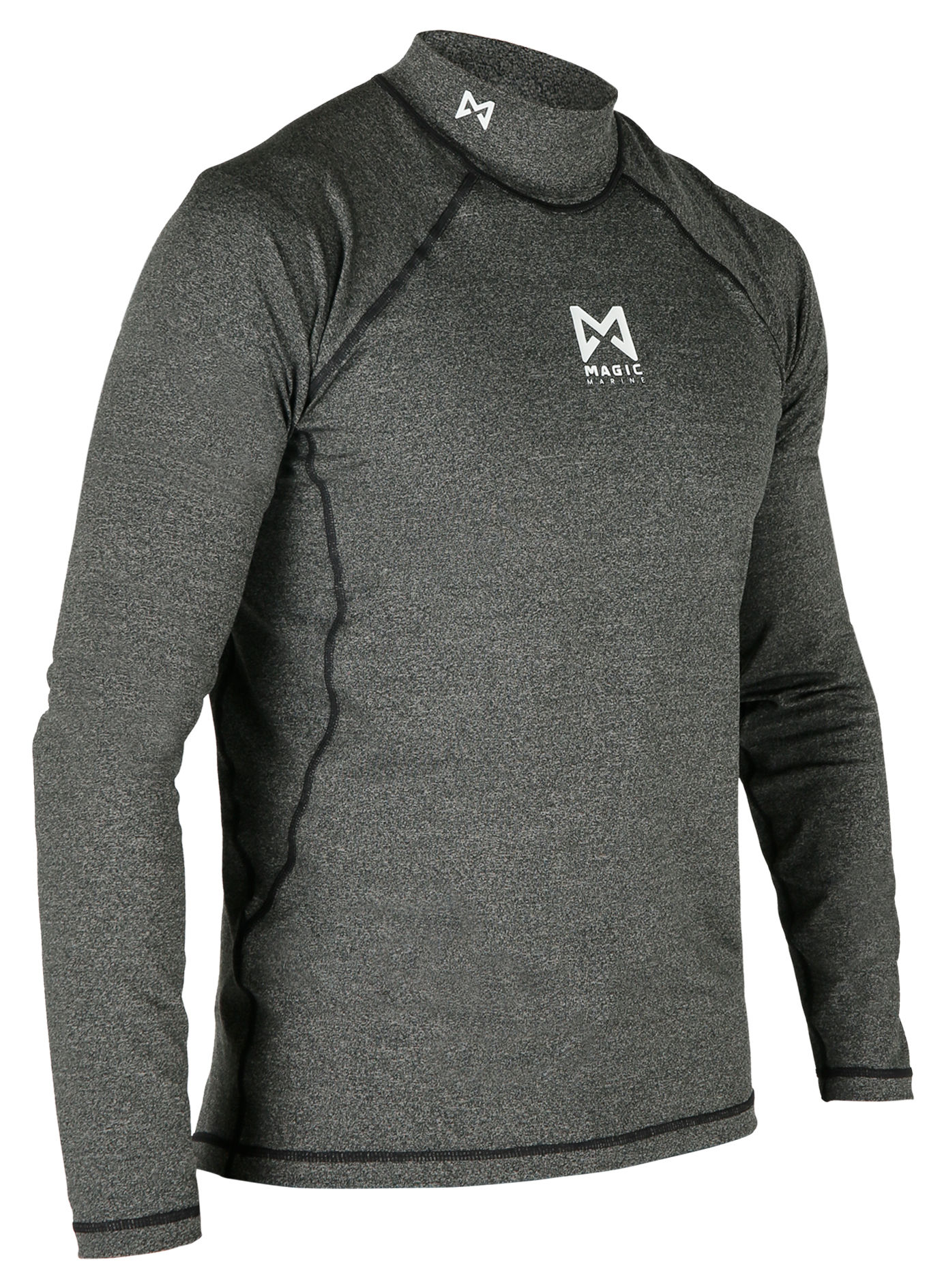 Magic Marine Rash-Shirt CUBE (Langarm), anthrazit