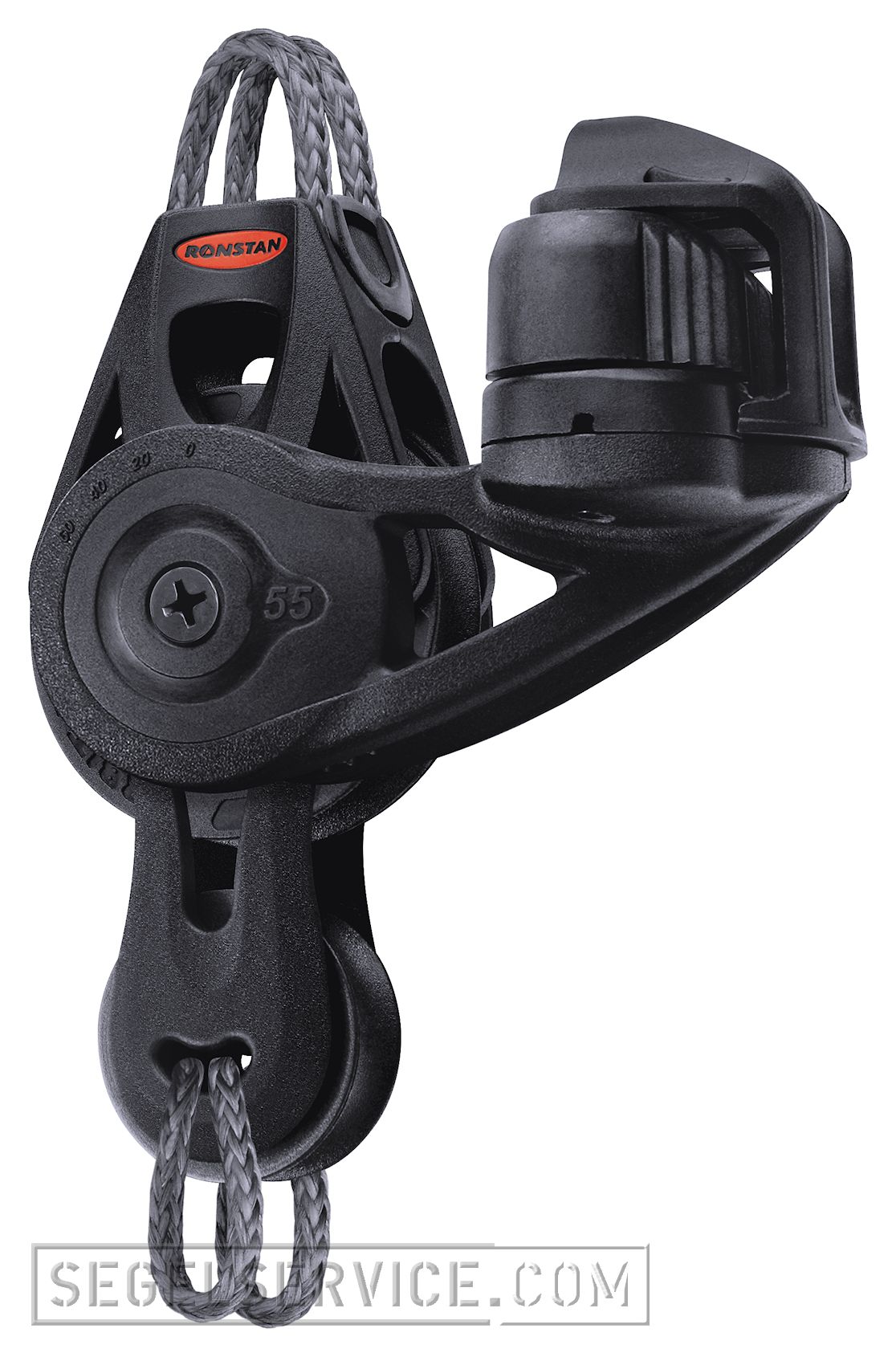 Ronstan Orbit Violin-Block Series 55, Schotklemme, Hundsfott, Loop-Top