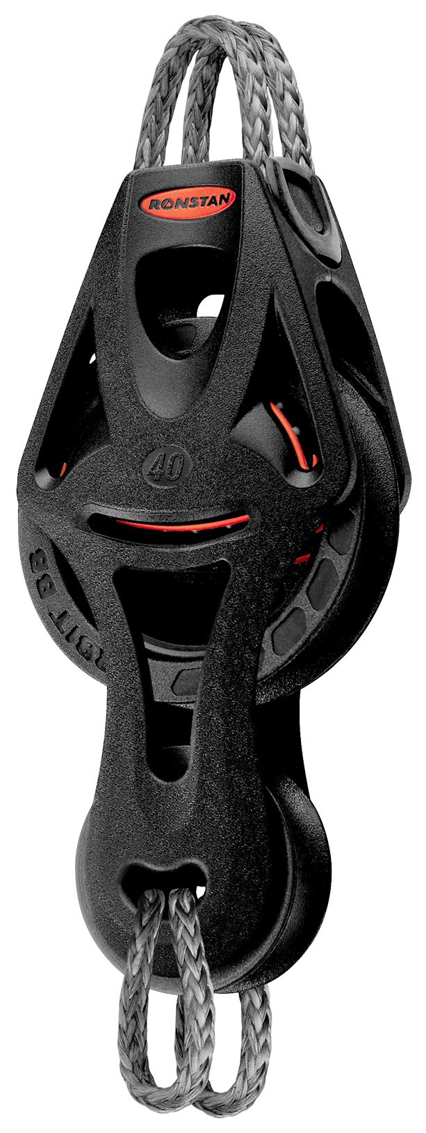 Ronstan Orbit Violin-Block Series 40, Hundsfott, Loop-Top