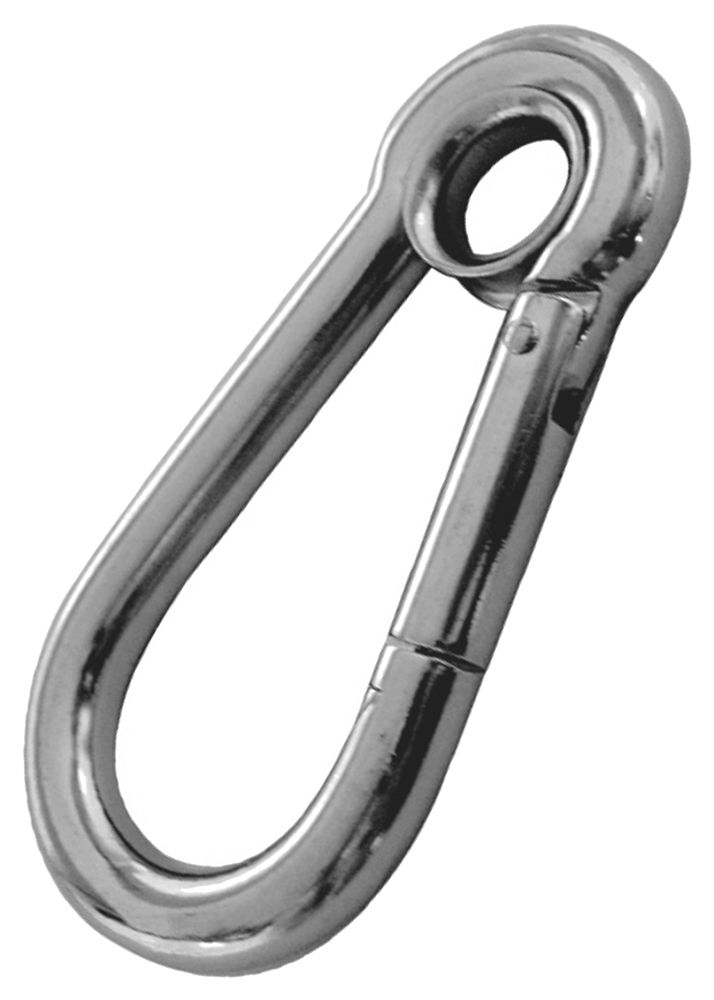 Karabiner 100mm (mit Kausche)