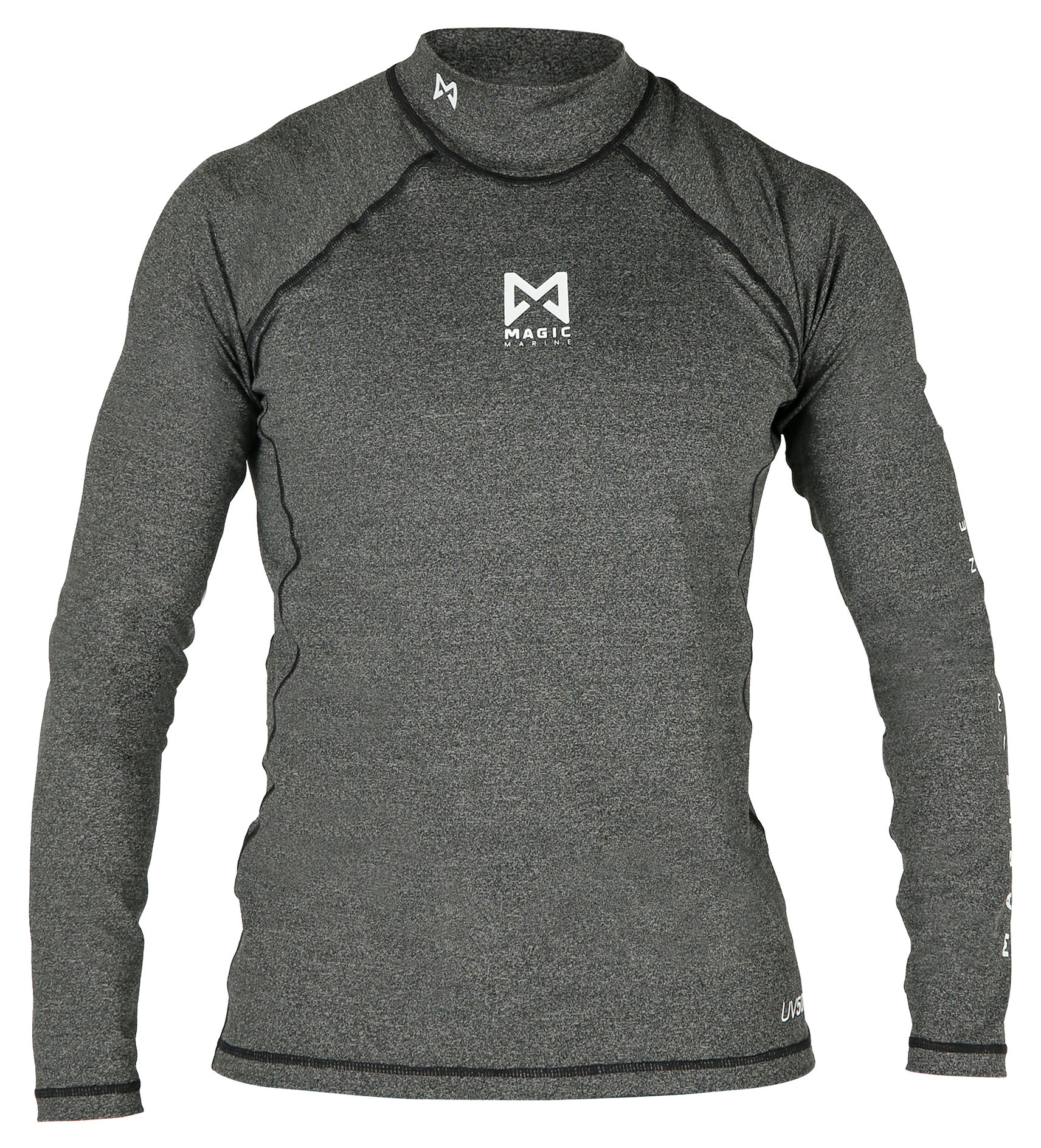 Magic Marine Rash-Shirt CUBE (Langarm), anthrazit
