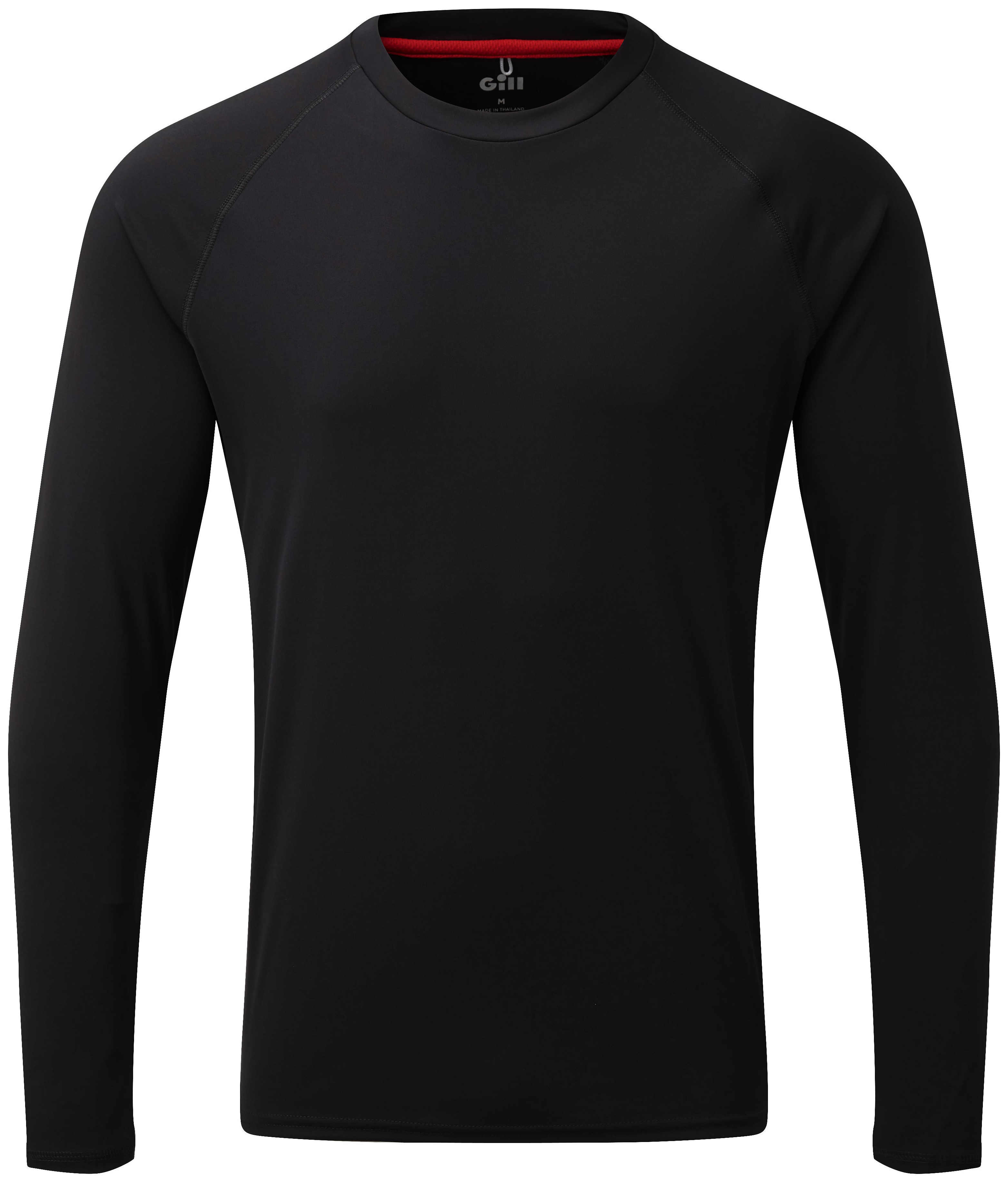 Gill Shirt UV TEC Langarm (Herren) UV011, schwarz