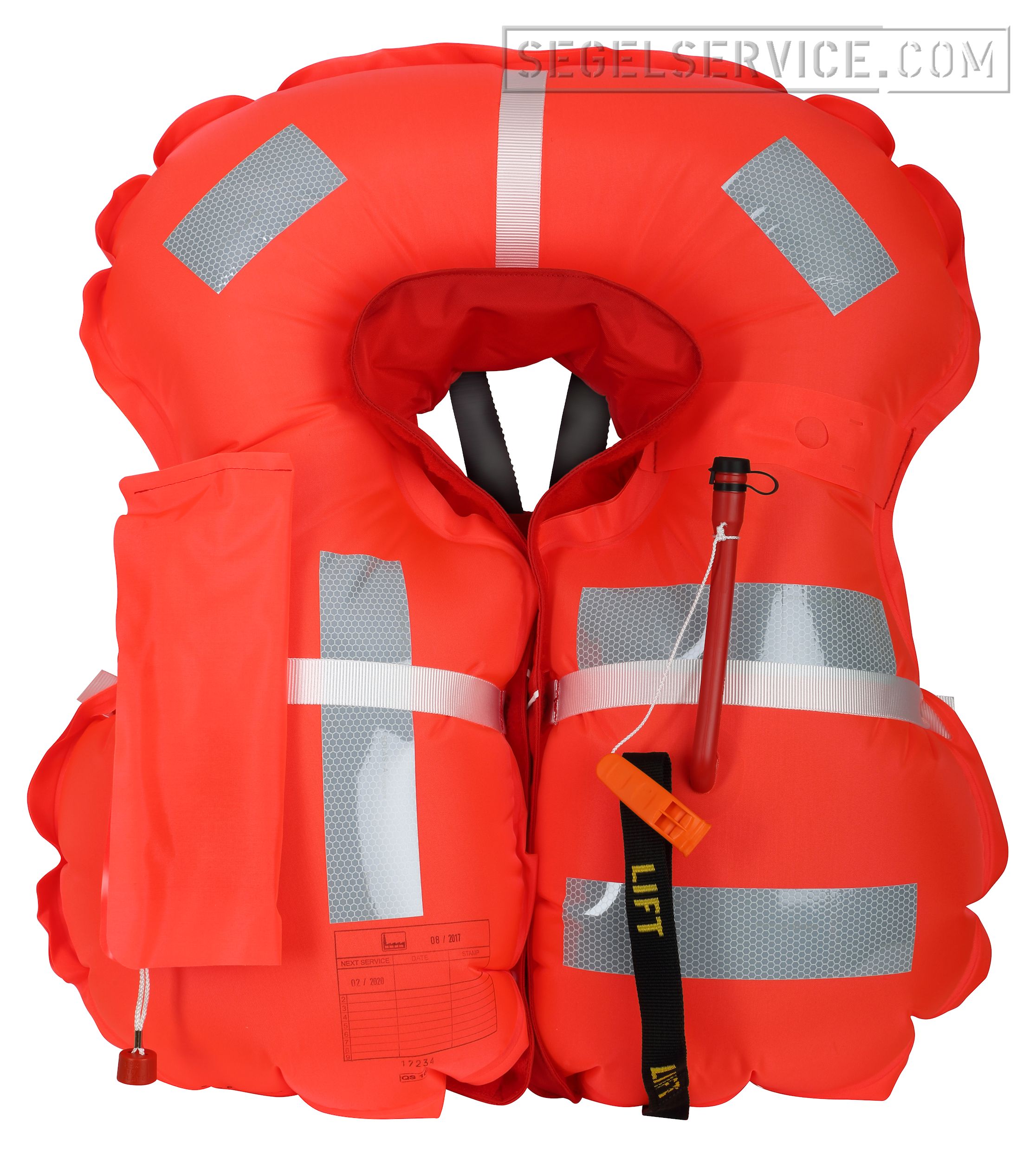 Secumar Automatikweste ARKONA 275 HARNESS (vollautomatisch, mit Lifebelt), rot