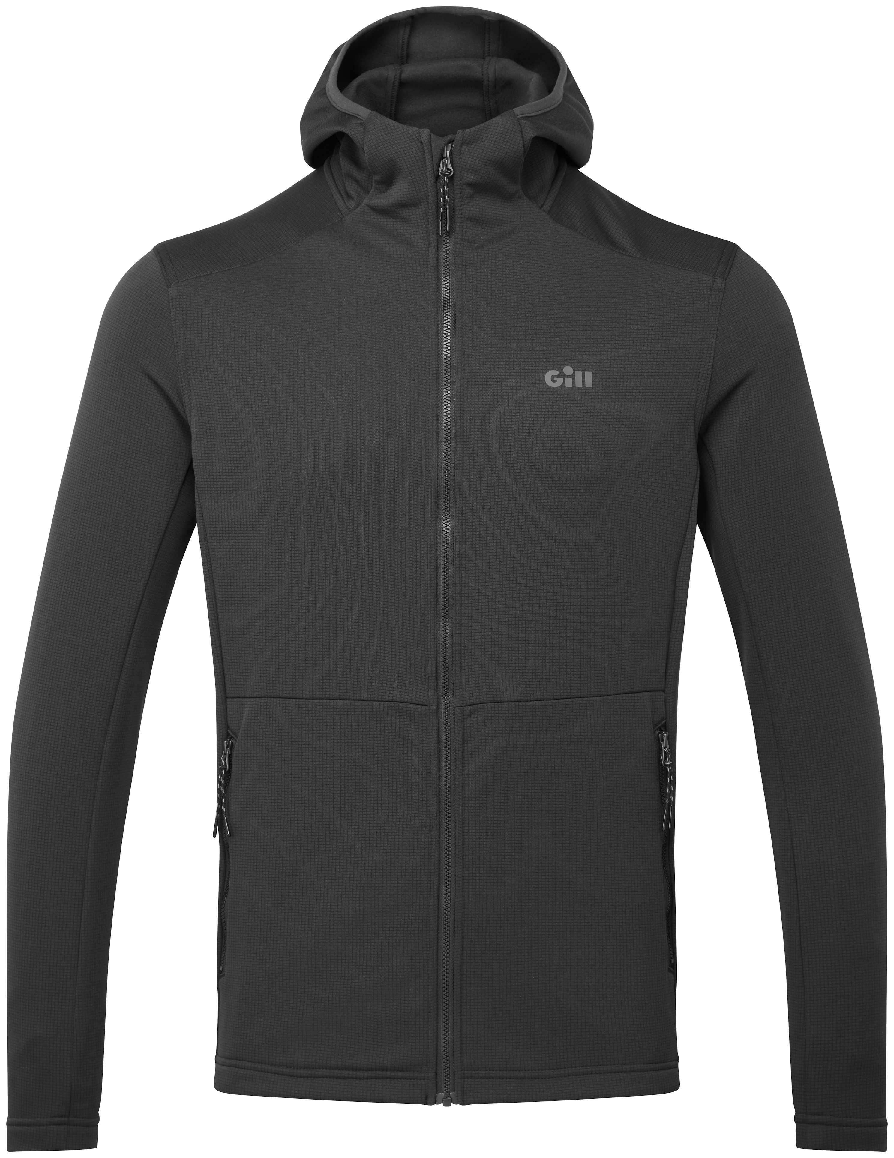 GILL FLEECE HOODIE QUEST, schwarz