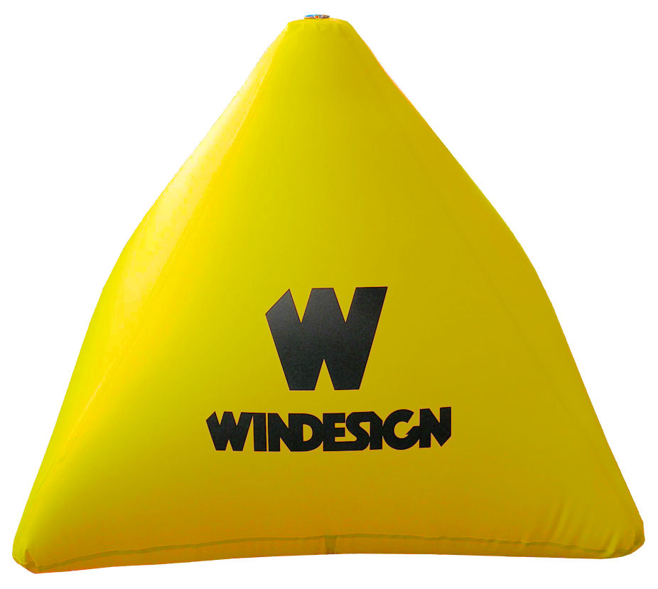 WinDesign Regattaboje Pyramide, 140x140x120cm, gelb