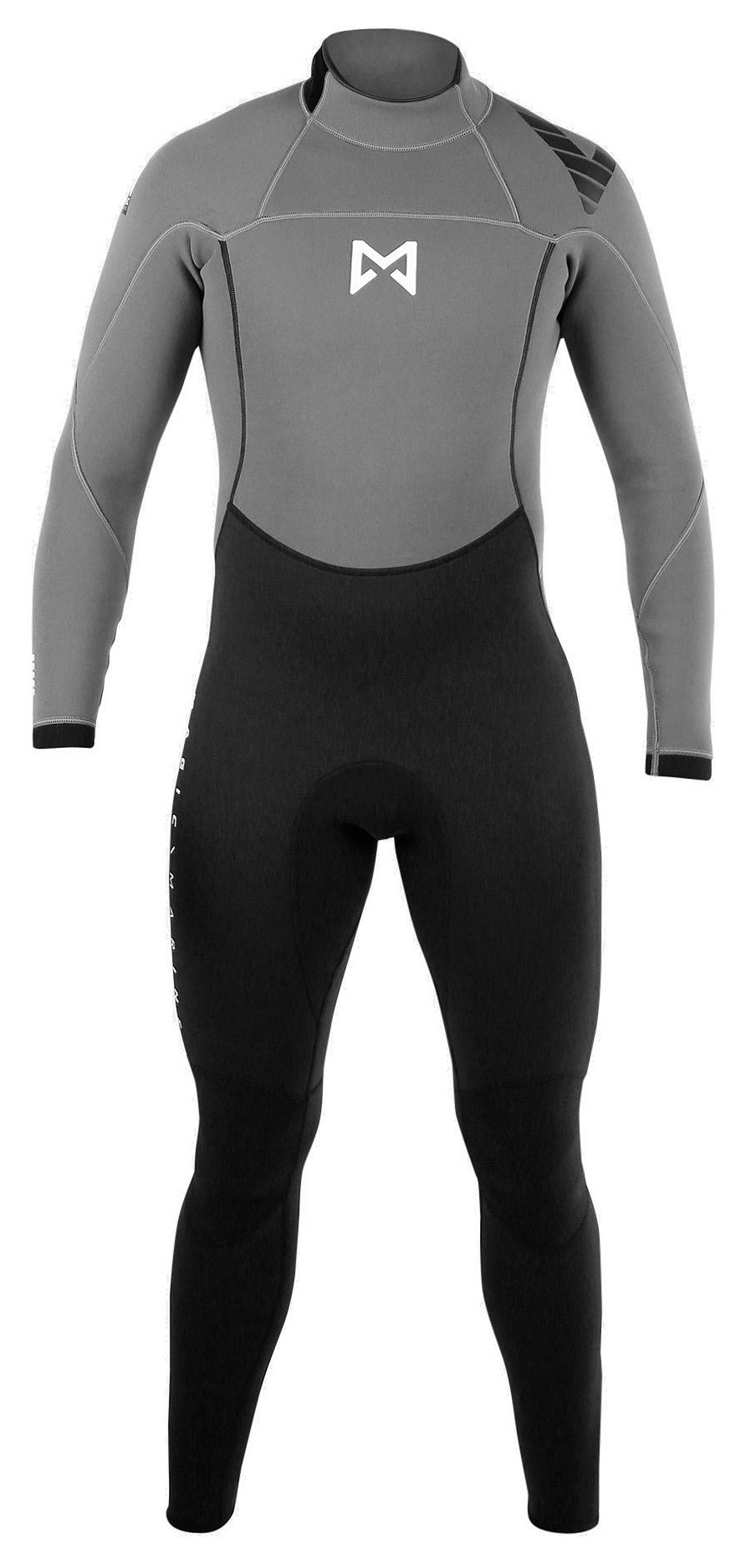 Magic Marine Langarm-Steamer BRAND Fullsuit 3/2, grau/schwarz