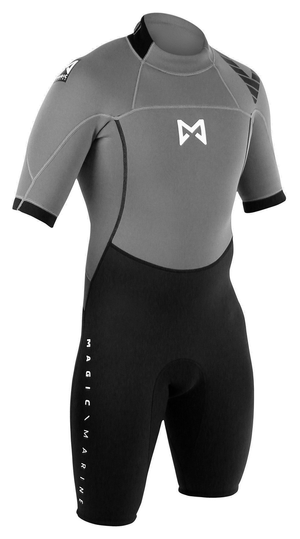Magic Marine Shorty BRAND 3/2, grau/schwarz