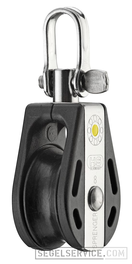 Sprenger 8mm-Block S-Serie (Gleitlager), 1-scheibig, Wirbel