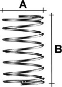 Sprenger Aufstellfeder für 12mm-Blöcke
