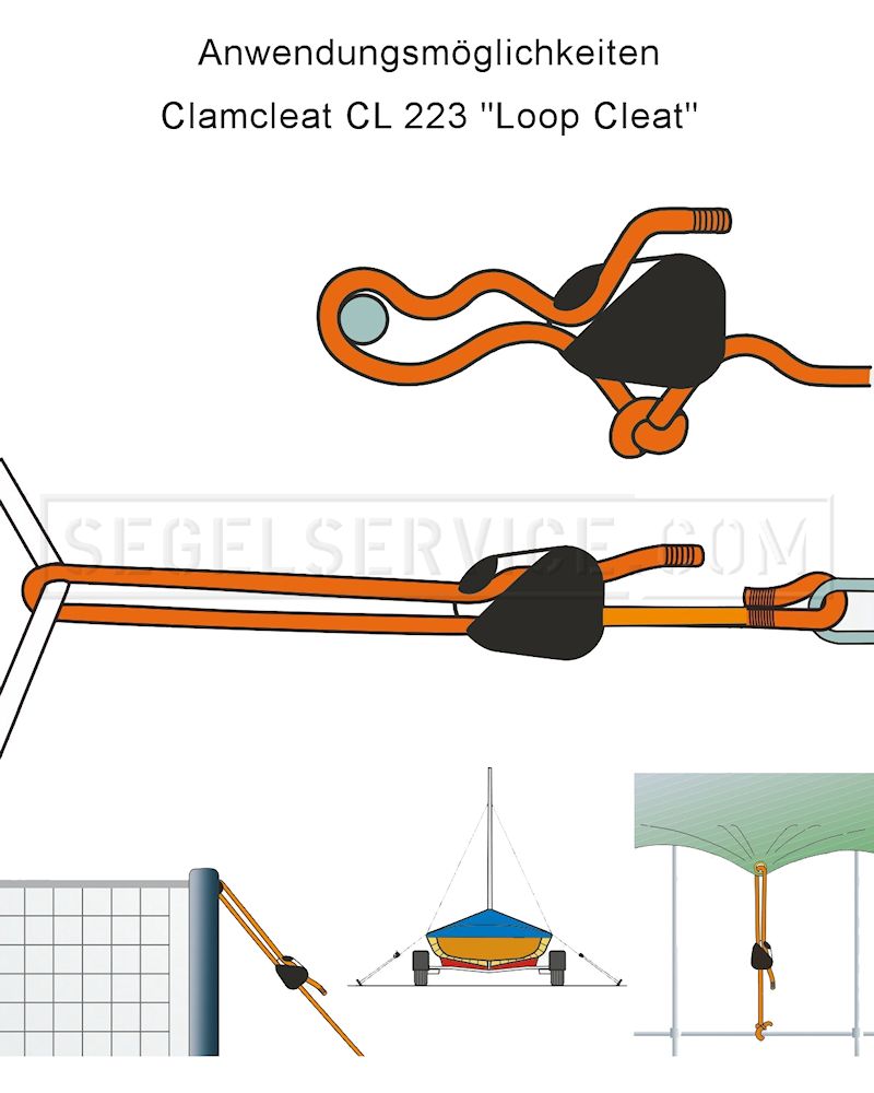 CLAMCLEAT Loop-Klemme (CL223)