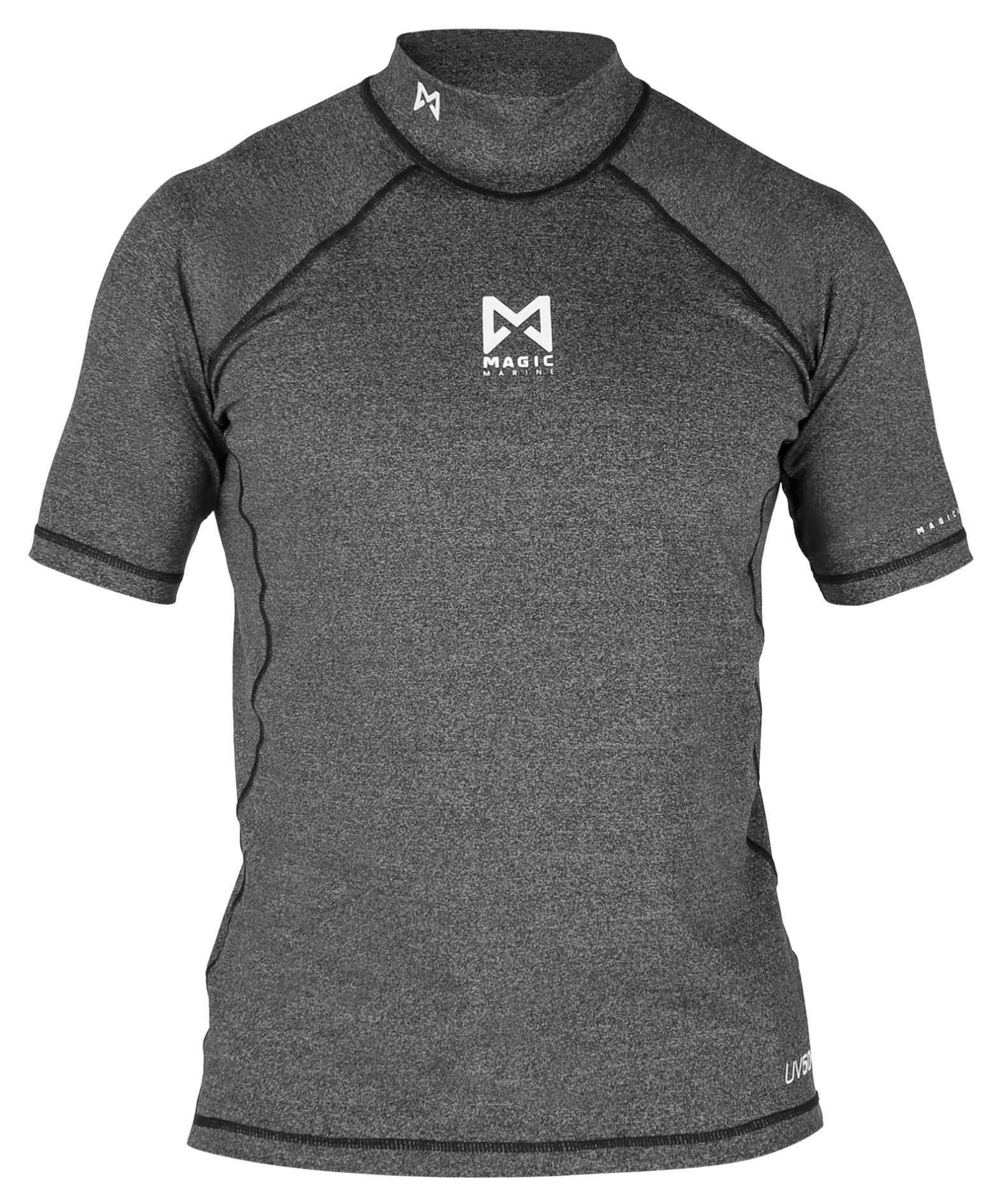 Magic Marine Rash-Shirt CUBE (Kurzarm), anthrazit