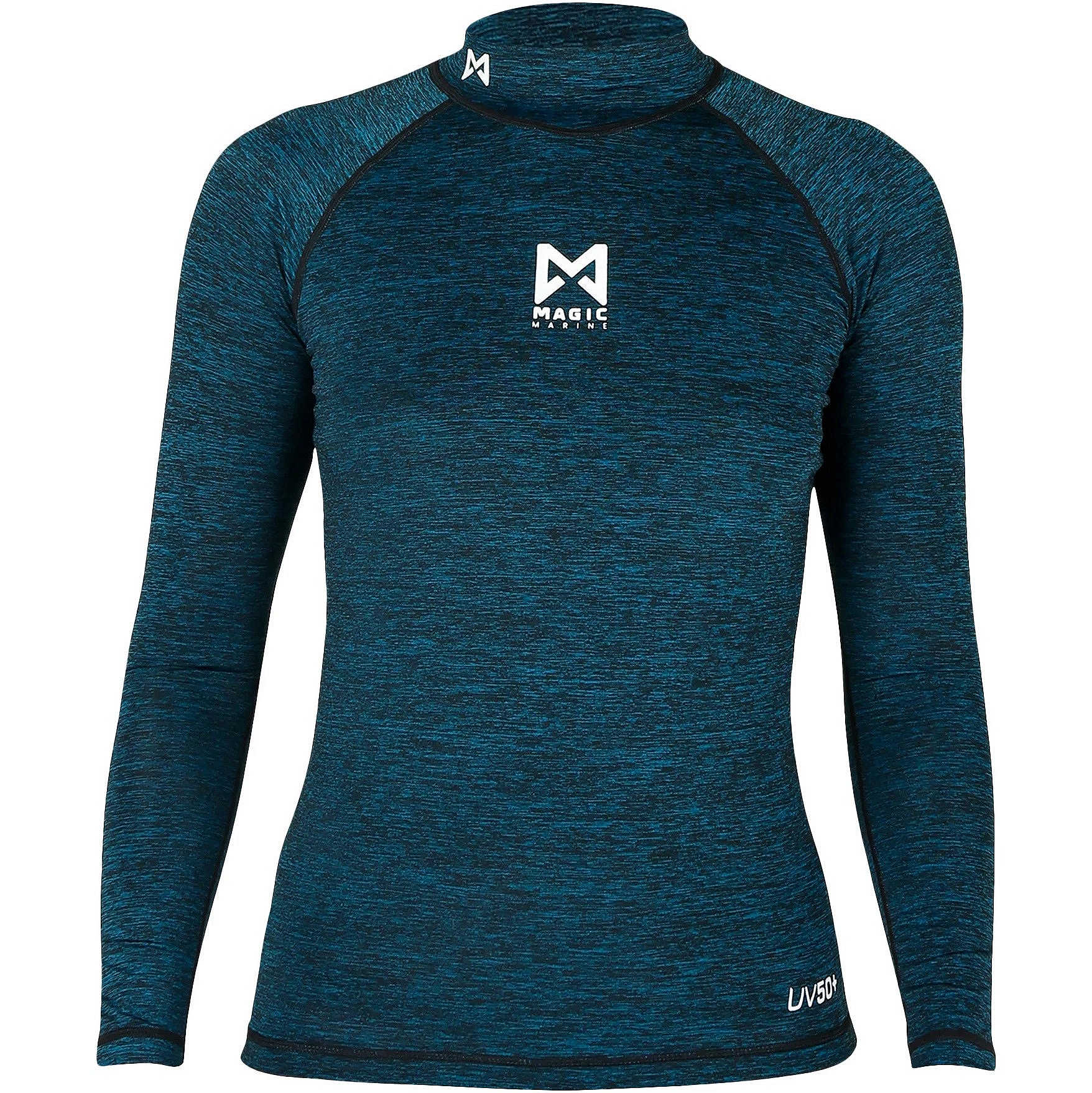 Magic Marine Rash-Shirt CUBE (Langarm) Damen, blau-melee
