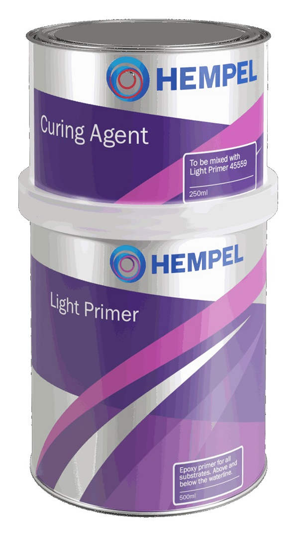 Hempel Light Primer Zwei-Komponenten Grundierung für Hempaspeed-Antifouling - biozidfrei (750ml) - grau