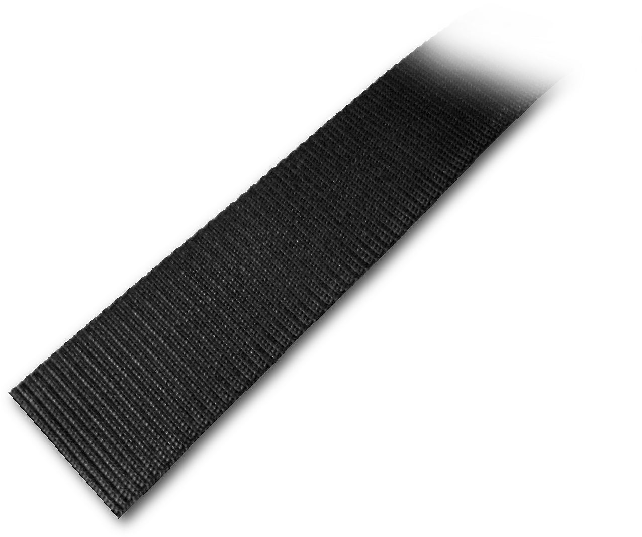 Ausreitgurt schwarz, 50mm (Meterware)