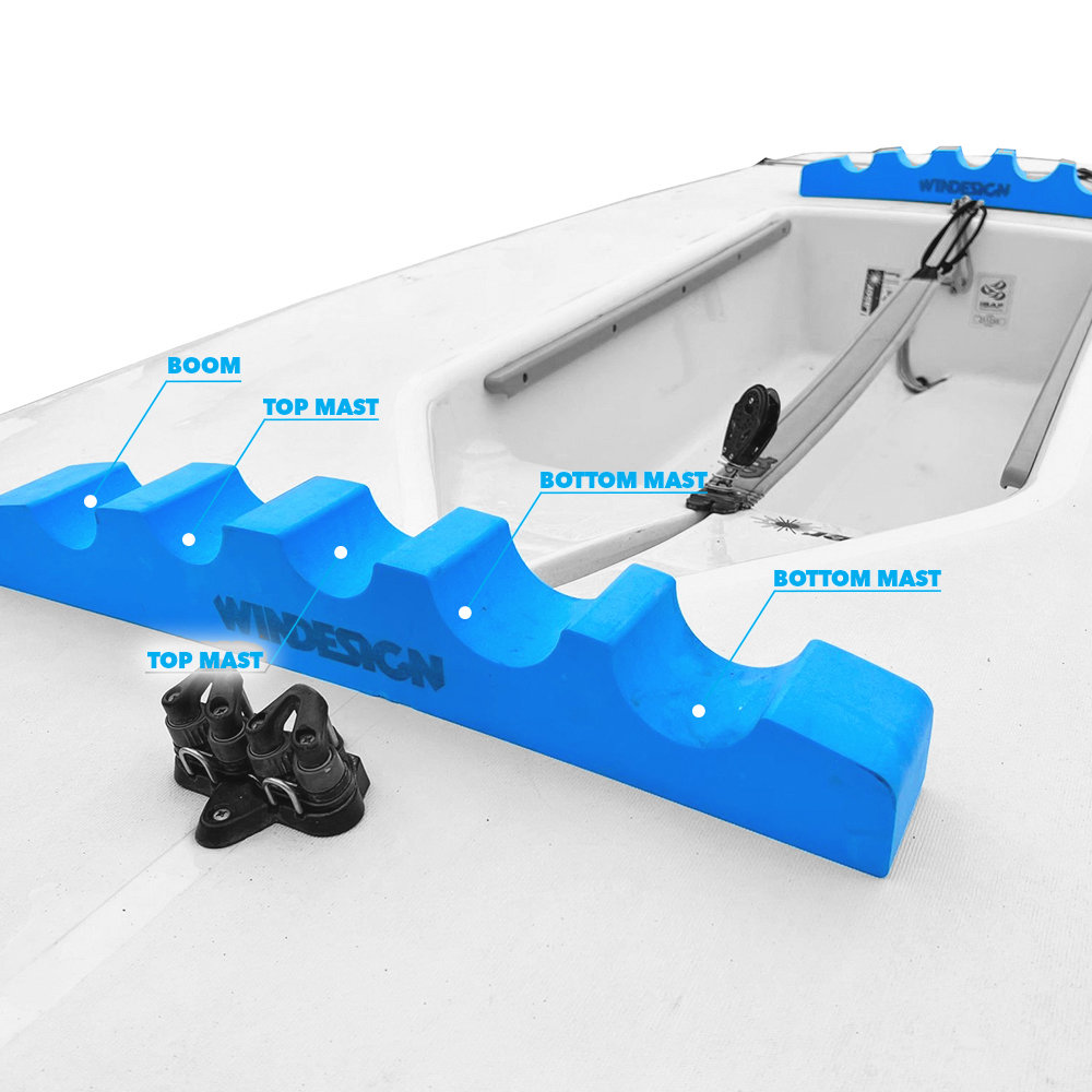 Windesign Rigg-Auflagen für Laser® und ILCA®, blau