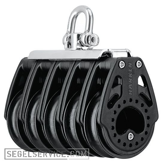 Harken 57mm Carbo Block 5-scheibig mit Wirbel