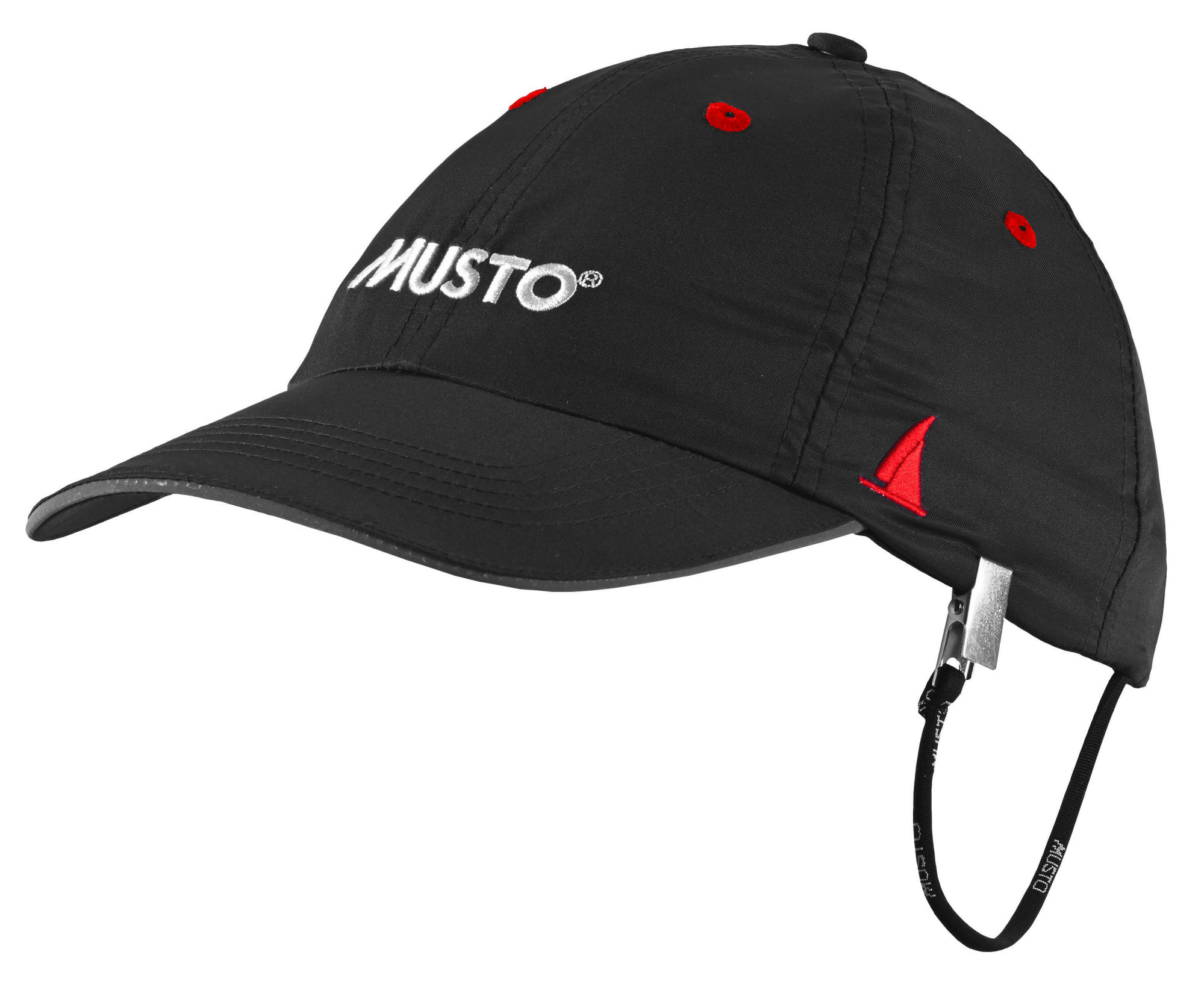 Musto Fast Dry Crew Cap, schwarz