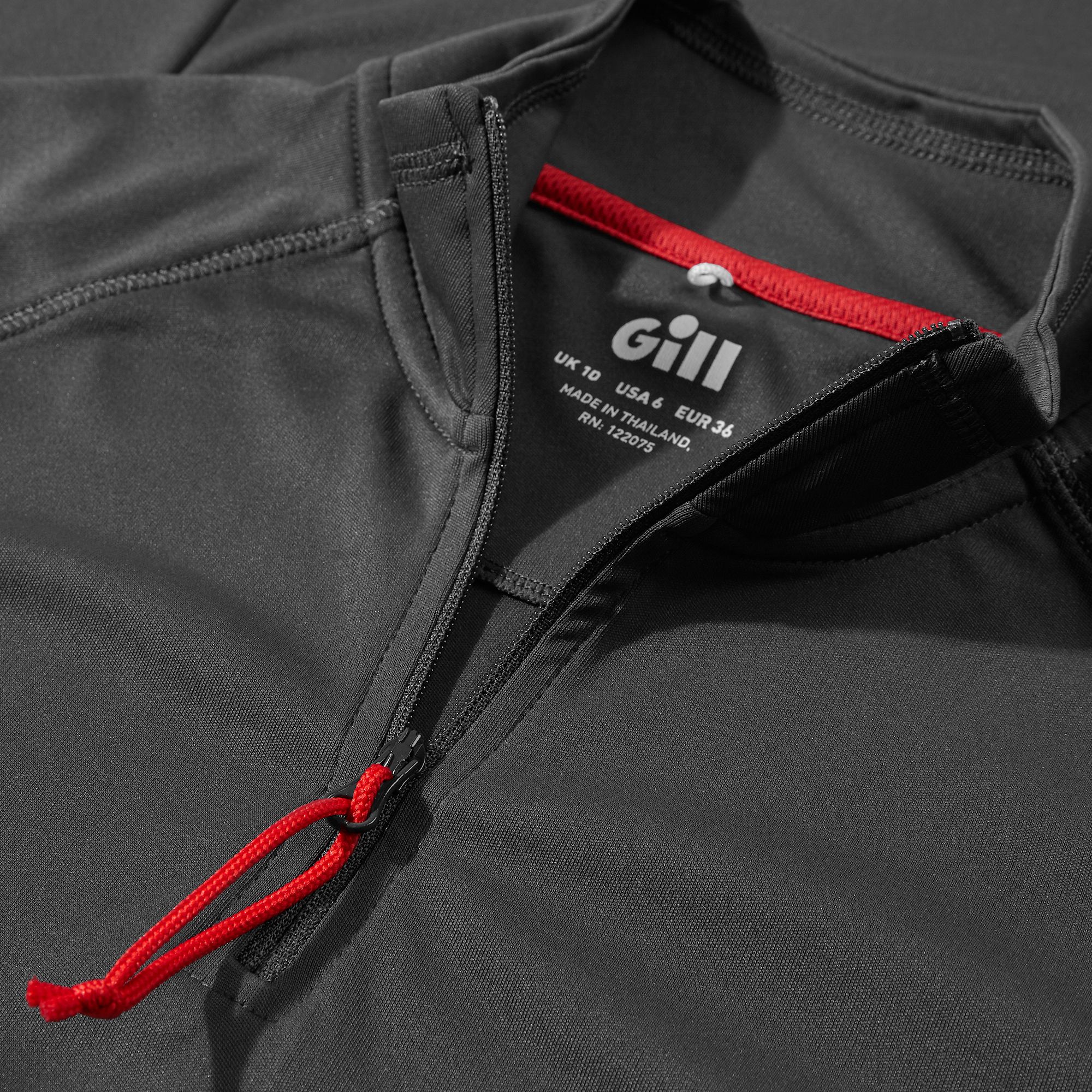 Gill Shirt UV TEC Langarm (Damen), dunkelgrau