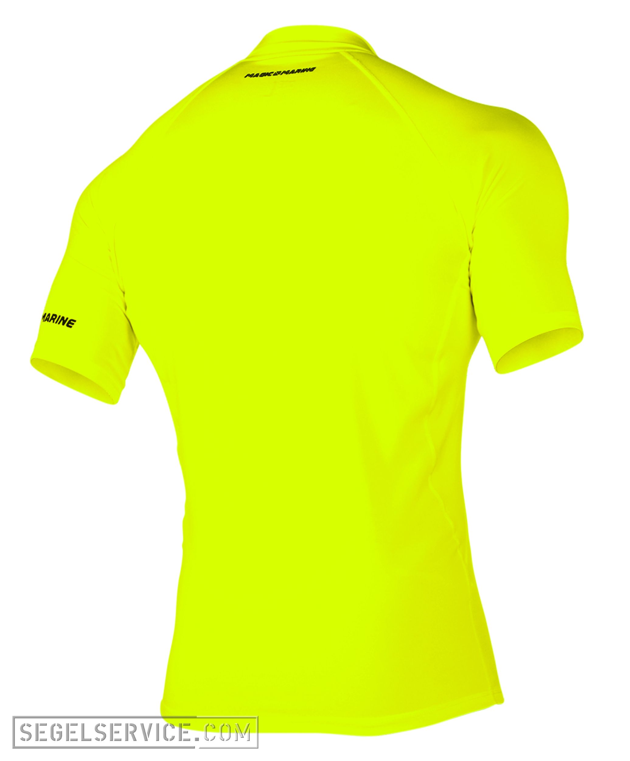 EINZELSTÜCK: Magic Marine Rash-Shirt CUBE (Kurzarm), signal-gelb