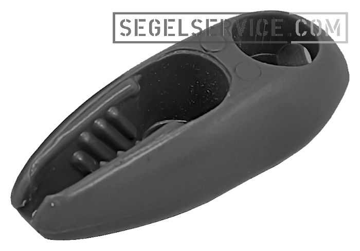 Seilklemme QUICK CLIP, 4-5mm, schwarz