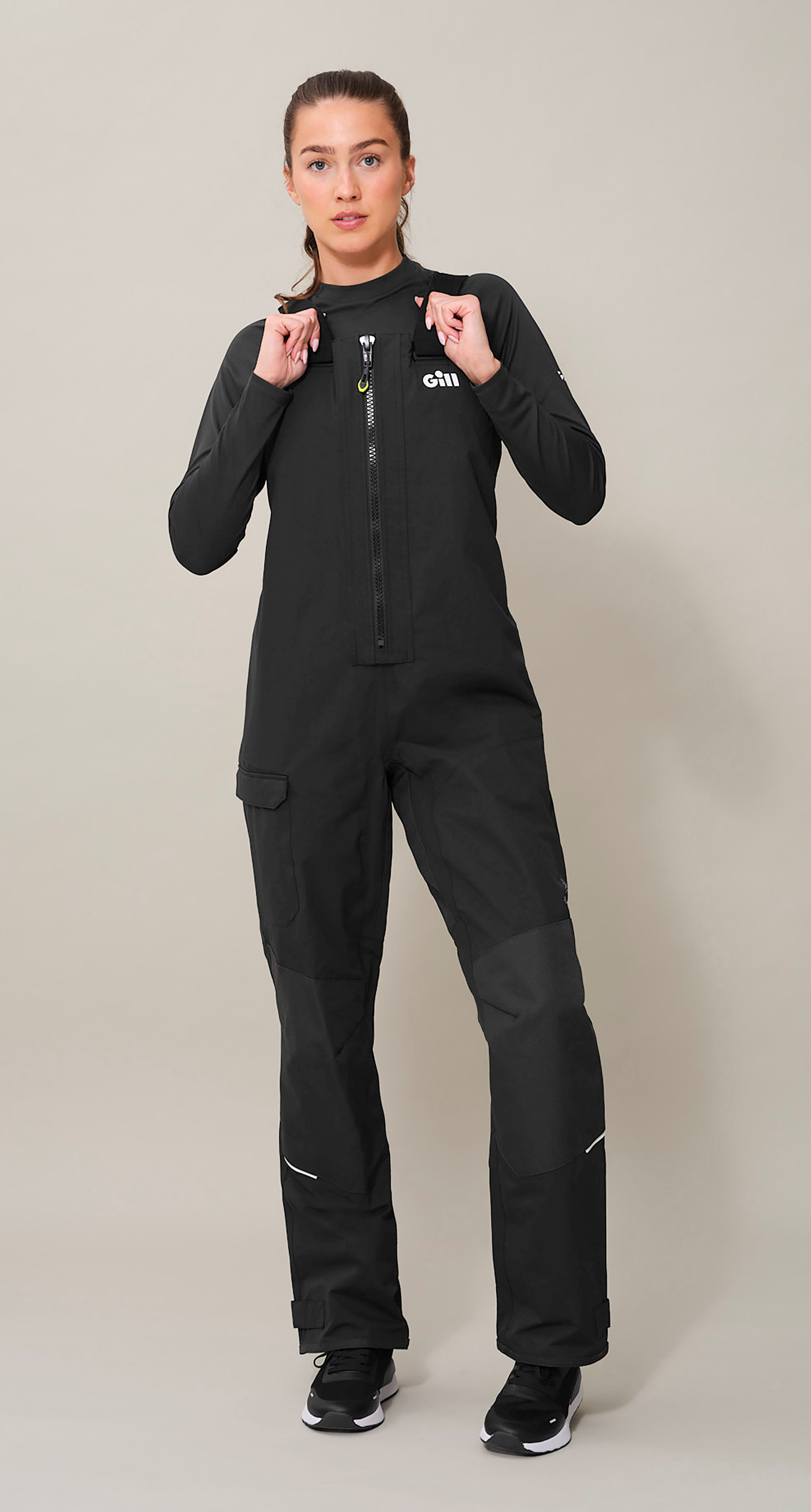 Gill Segelhose OS3 COASTAL (Damen), schwarz