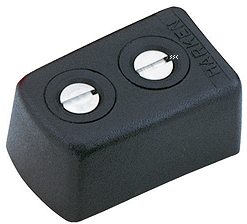 Harken Endpuffer für Travellerschiene SMALL BOAT flach (Paar)