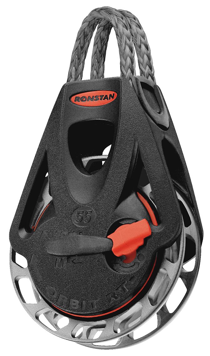 Ronstan Orbit Ratchet-Block Series 55 (auto und manuell), 1-sch., Loop-Top