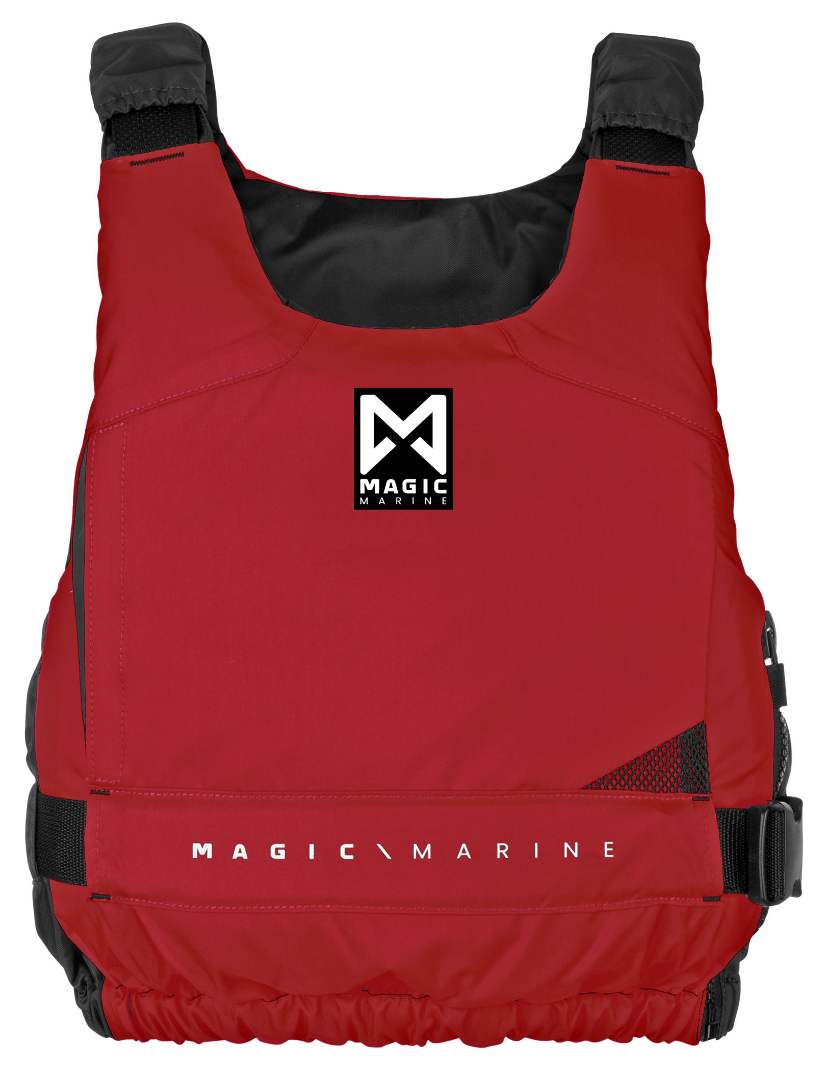Magic Marine Regatta-Schwimmweste ULTIMATE Sidezip, rot