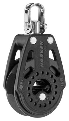 Harken 40mm Carbo-Ratchetblock 1-scheibig mit Wirbel