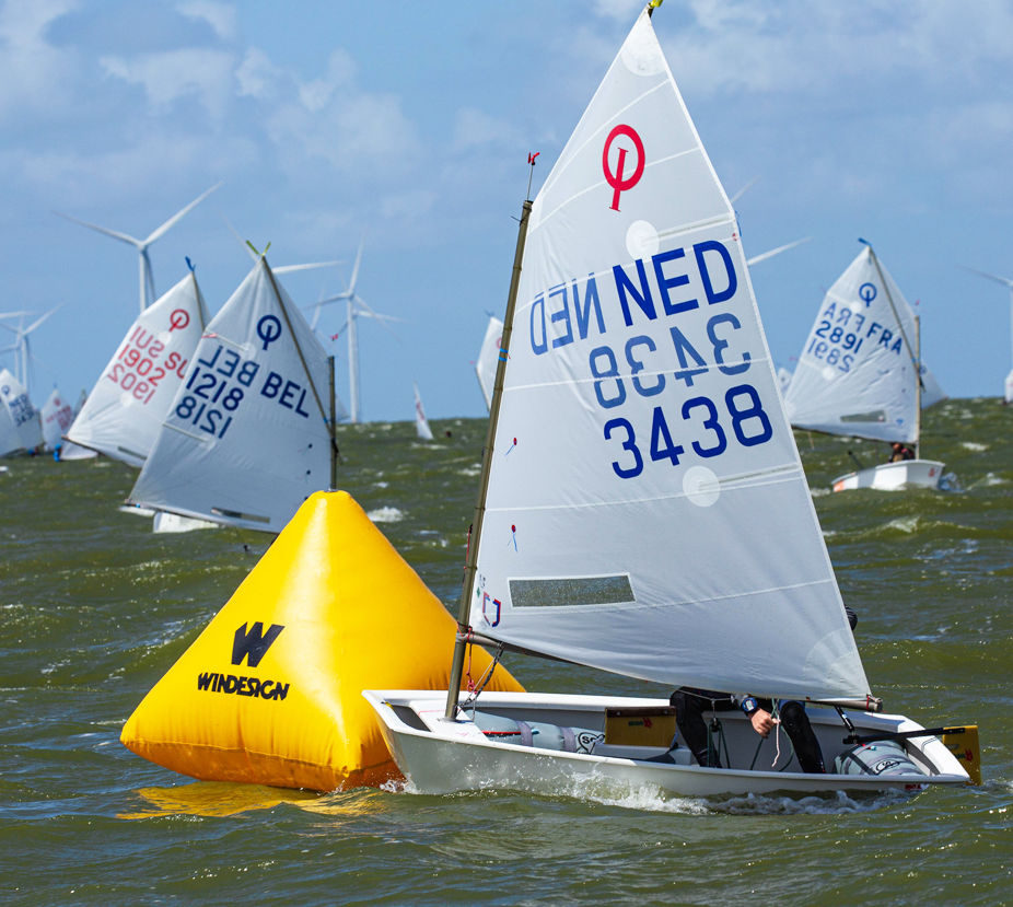 WinDesign Regattaboje Pyramide, 140x140x120cm, gelb