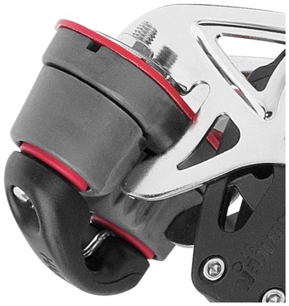 Harken 40mm Carbo-Ratchetblock 1-scheibig, Wirbel, Curryklemme