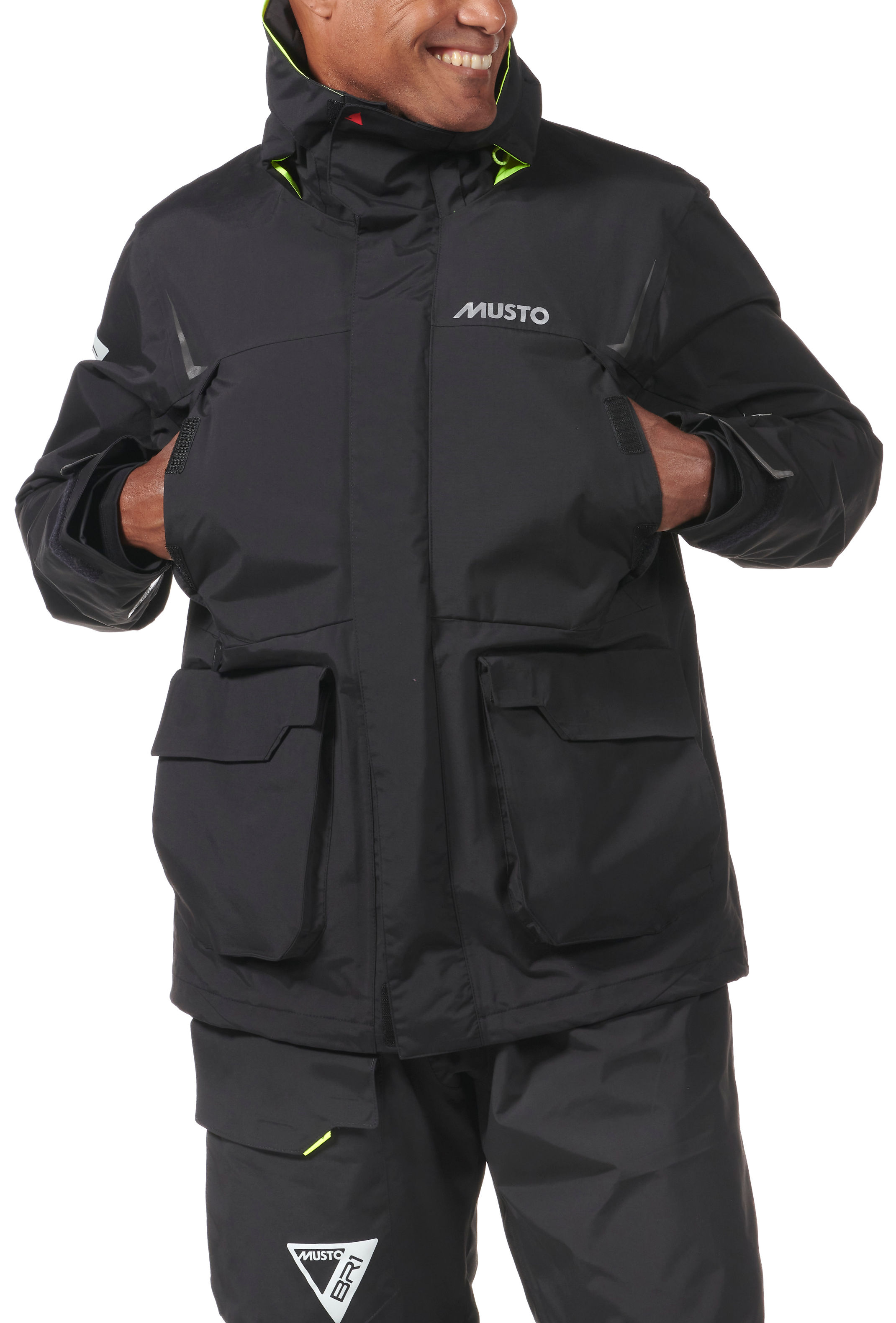 Musto Segeljacke BR1 CHANNEL, schwarz