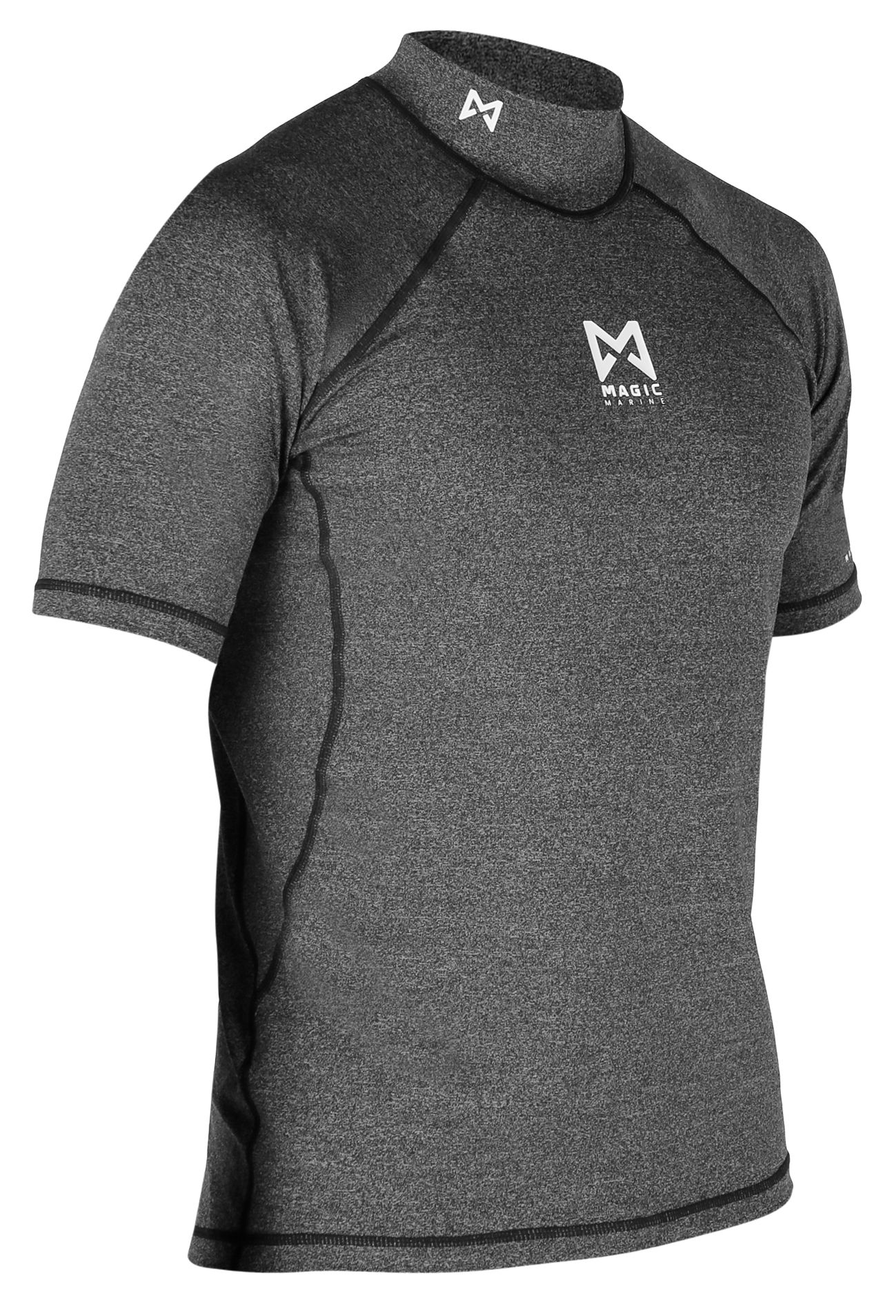 Magic Marine Rash-Shirt CUBE (Kurzarm), anthrazit