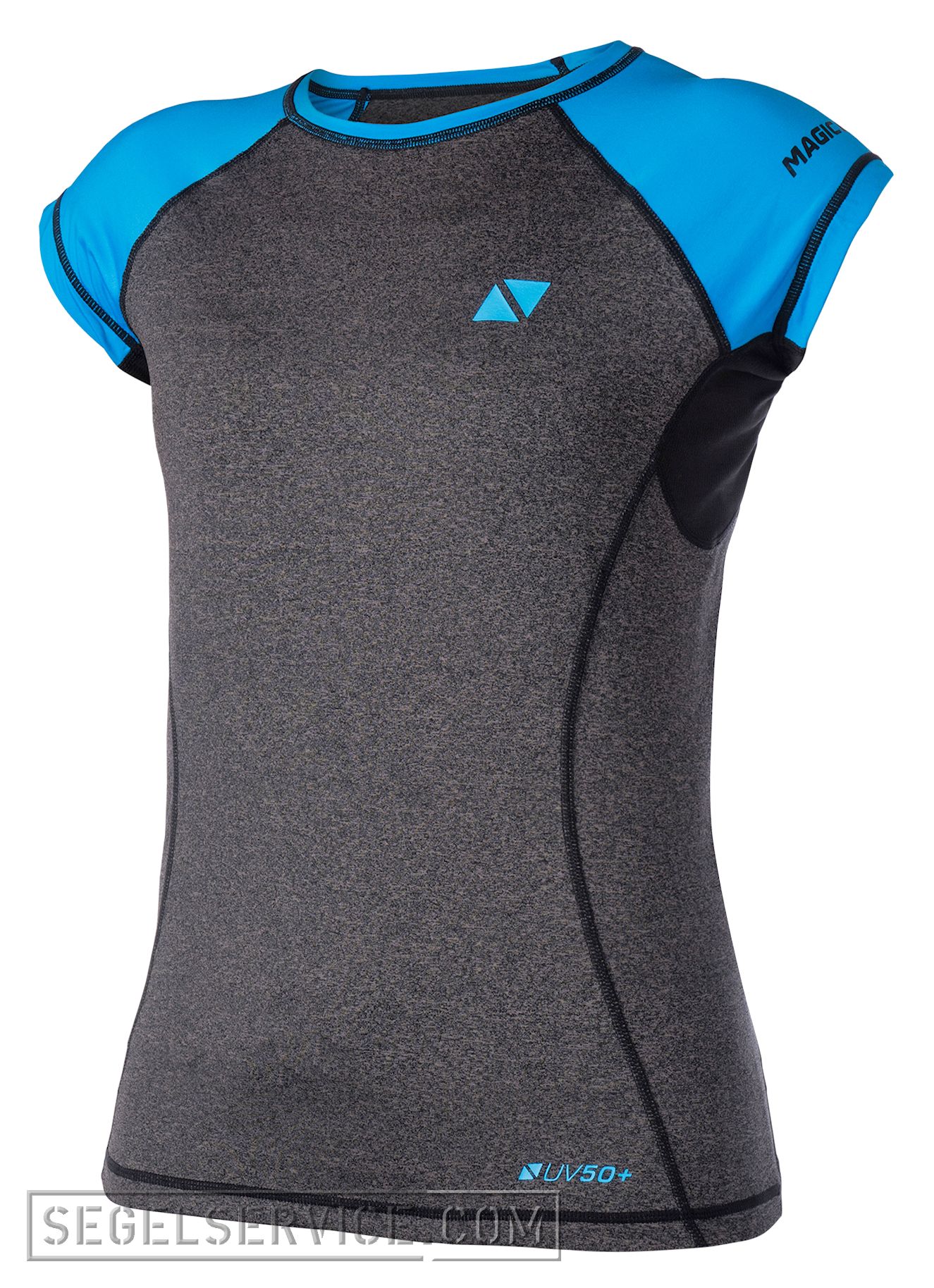 Magic Marine Rash-Shirt ENERGY LADIES (Kurzarm), schwarz-blau