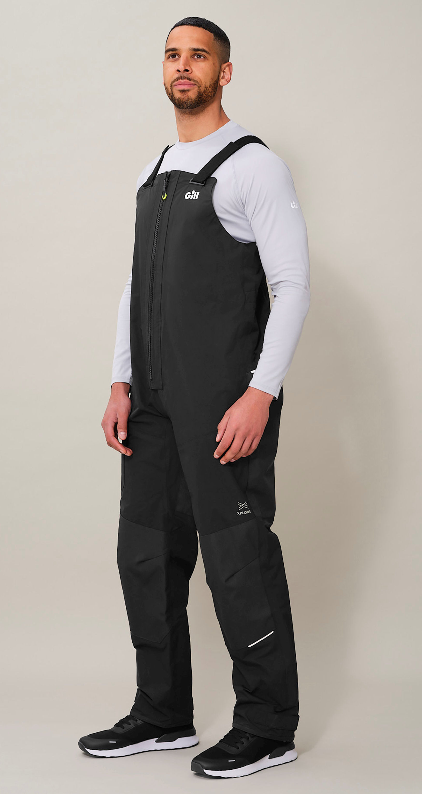 Gill Segelhose OS3 COASTAL (Herren), schwarz
