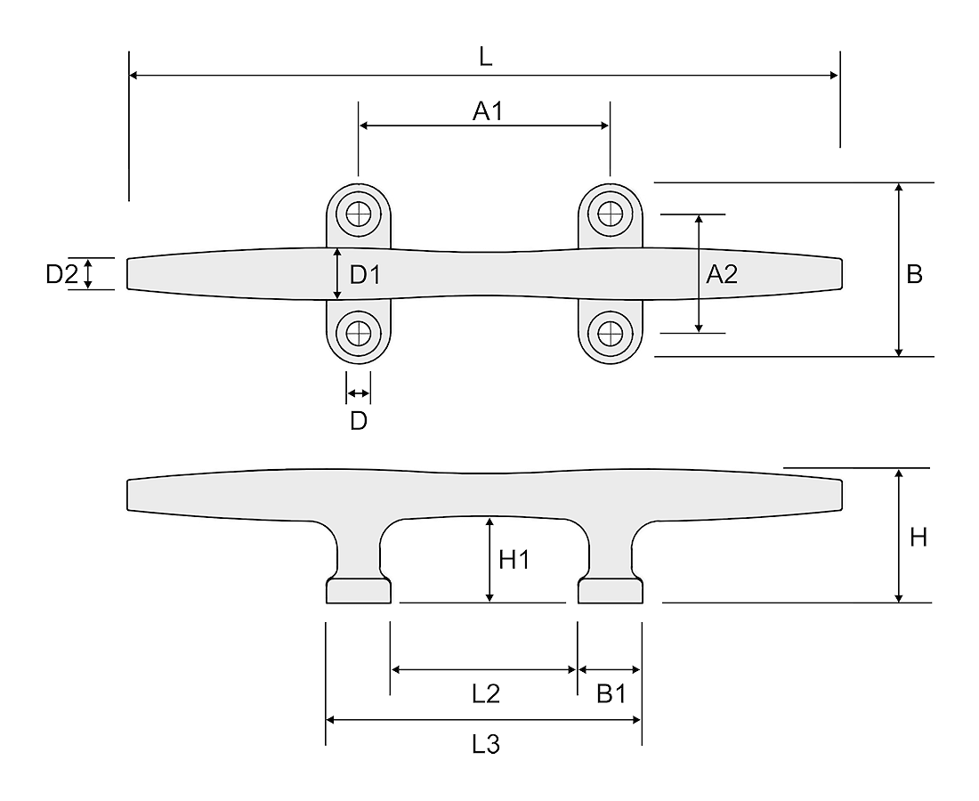 Edelstahl-Rundklampe 100mm (V4A)
